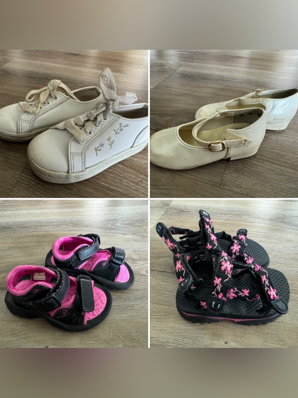 Girls size 7 Y2K shoes sandals